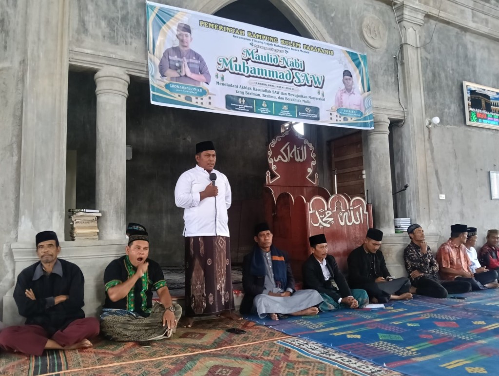Acara Memperingati Mauli Nabi di Kampung Kulem Parakanis